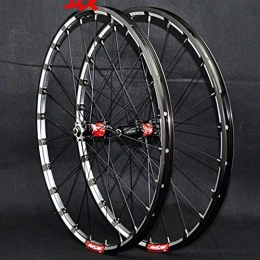 XBR Roues VTT Mise à niveau de la jante de vélo 26 / 27.5 / 29 pouces vtt vélo roues CNC jantes frein à disque route vélo roue moyeu de roulement scellé 24 rayons 7-12 vitesses cassette QR essieux à dégagement rapide a