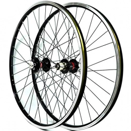 MNBV Roues VTT MNBV Paire de Roues de vélo 26 Pouces Avant 2 arrière 4 roulements VTT Jeu de Roues Disque à dégagement Rapide / Frein en V 6 Griffes moyeu 7 8 9 10 11S Volant à Cassette