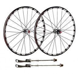 Wheels Roues VTT MTB Bike Wheelset 26 / 27.5 / 29 Pouces, Vélo Roue Arrière à Double Paroi Alliage D'aluminium en Aluminium Rim Frein Frein Freed Freed Hub Remise Rapide 7 / 8 / 9 / 10 / 11 Cassette Vitess(Size:26in, Color:Noir)