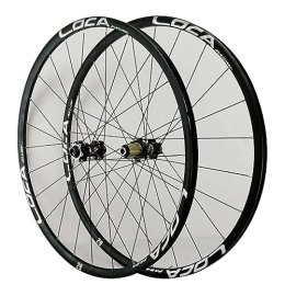 MYKINY Pièces de rechanges MYKINY 26 27, 5 29 Pouces Roue Avant Et Arrière Vélo, Essieu Traversant Boost VTT Roues Avant 15*100mm Arrière 12*142mm Frein À Disque Jantes En Alliage À Double Paroi Wheels ( Color : Silver , Size : 2