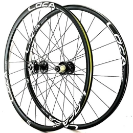 ns Roues VTT Paire Roues Vélo 26 27.5 29 Pouces Jeu Roues Vélo VTT Jante Double Paroi Frein Disque Libération Rapide 24 Trous For 7 8 9 10 11 12 Carte Flyingwheel ( Color : Black Hub silver label , Size : 26inch )