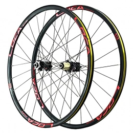 QERFSD Pièces de rechanges QERFSD 26" 27.5" 29" Paire Roues VTT Jeu Roues Avant Arrière Vélo Vélo Frein À Disque Cassette 8-12 Vitesses Six Griffes Moyeu Roulement Scellé Libération Rapide 24H 1850g (Color : B, Size : 26in)