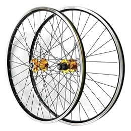 QHYRZE Pièces de rechanges QHYRZE 26" 27.5" 29" VTT Paire De Roues Montagne De Vélo De Roues V Frein Jantes Frein À Disque Dégagement Rapide Moyeu 32 Trous 7 8 9 10 11 12 Vitesses Cassette 2200g (Size : 29'')