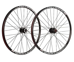 QHYRZE Roues VTT QHYRZE 26 Pouces Roues VTT Paire De Roues Libération Rapide Frein À Disque Vélo De Jante Cassette Moyeu pour 7 8 9 10 Vitesse (Size : 26'')