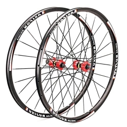 QHYRZE Roues VTT QHYRZE Montagne De Vélo De Roues 26 / 27.5 / 29 Pouces VTT Jantes 24H Frein À Disque Paire De Roues Dégagement Rapide Moyeu 7 8 9 10 11 Vitesses Cassette 1900g (Size : 26'')