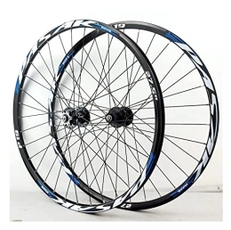 QHYRZE Pièces de rechanges QHYRZE VTT De Roues Frein À Disque 26 / 27.5 / 29 Pouces Jante Libération Rapide Vélo Paire De Roues 32Trous Moyeu 7 8 9 10 11 12 Vitesse Cassette 2050g (Color : Blue, Size : 27.5'')