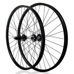 Asiacreate Pièces de rechanges Roues MTB 27.5" 29" Axe Traversant Frein À Disque 32H Roues De Vélo De Montagne Alliage D'aluminium Jante Noire pour Cassette 8-112 Vitesses Jeu De Roues De Vélo (Color : F100R142, Size : 29'')