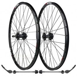 RUJIXU Pièces de rechanges RUJIXU VTT Jeu Roues Vélo 26" MTB Wheelset Disque Frein Libération Rapide Double Paroi Jante pour 7 8 9 10 11 Vitesse Volant tournant Moyeu Roulements Scellés 2267g (Size : V / Disc Brake 20in)