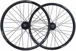 SJHFG Roues VTT SJHFG Wheelset Wheelset de vélo de Montagne 20in, Frein à Disque 32H libération Rapide Roue de vélo HUB en Aluminium / roulement à Billes QR Cassette for 7 / 8 / 9 / 10 Road Wheel