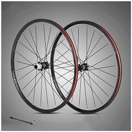 SLRMKK Roues VTT SLRMKK 29 Pouces Roues de vélo Double paroi en Alliage d'aluminium Roues de vélo de Montagne Jante Frein à Disque libération Rapide 24 Trous 8, 9, 10, 11 Vitesse