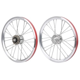 Tomanbery Pièces de rechanges V Brake 6 Nail Cycling Roues Trois changements de Vitesse répondent à différents Besoins pour Le vélo de Montagne(Silver)