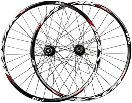 SJHFG Pièces de rechanges Wheelset 26 / 27, 5 / 29 Pouces de Roues à vélo, 15 / 1 2 mm Barreau d'arbre à Disque Disc Double Mur de vélos de Montagne Set Roue du vélo 7 / 8 / 9 / 10 / 11 Speed Road Wheel