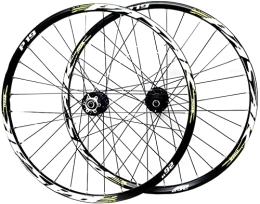 SJHFG Pièces de rechanges Wheelset 26 / 27, 5 / 29 Pouces Roues de vélo de Montagne, Bicycle de Frein à Disque Double Mur Mur VTT QR 32H Roueur scellé 7 / 8 / 9 / 10 / 11Speed Road Wheel (Color : E, Size : 27.5inch)