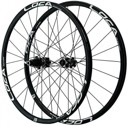 SJHFG Pièces de rechanges Wheelset Vélo Avant 26" / 27.5" / 29"Roue arrière Avant, 24 Trous Ultralight Alloy VTT VTT Discours Disc MTB Jantes de Bicyclette 12 Vitesse d'essieu Road Wheel (Color : Silver, Size : 26")