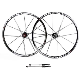 WRNM Roues VTT WRNM Vélo Roues 26 Pouces Montagne Vélo De Course Ensemble Roues Vélo Alliage Carbone VTT Roue Arrière Double Paroi Compatible 8 9 10 11 Vitesses 100mm (Color : B, Size : 27.5inch)