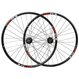 WRNM Roues VTT WRNM Vélo Roues 27.5 29 Pouces Jeu Roues Vélo Montagne Frein À Disque Couche Double Jante Alliage 7-10 Vitesses Libération Rapide Paire Roues Avant Arrière De Vélo (Size : 27.5inch)