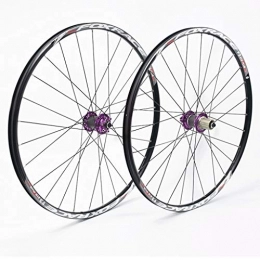 WWL Roues VTT WWL 700C Roues Vélo Course Frein À Disque 7 / 8 / 9 / 10 / 11 Vitesse Paire Roues VTT 120 Anneaux 24 Trous Compatible (Color : B, Size : 26inch)