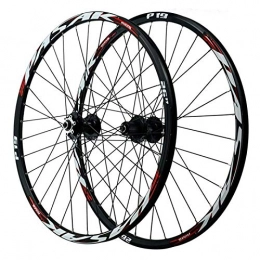 XCZZYC Roues VTT XCZZYC 26 / 27.5 / 29 Pouces VTT vélo Roues Avant 2 arrière 5 roulement vélo Roue Ensemble Double paroi Jante 6 Clou Frein à Disque à dégagement Rapide 3 Griffe