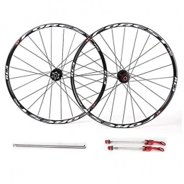 XCZZYC Pièces de rechanges XCZZYC Ensemble de Roues de vélo VTT pour 26"27, 5", Ensemble de Jantes à Double paroi à dégagement Rapide pour vélo Hybride 7 8 9 10 11 Vitesses Moyeu à roulements scellés à Roue Libre (Couleur: b