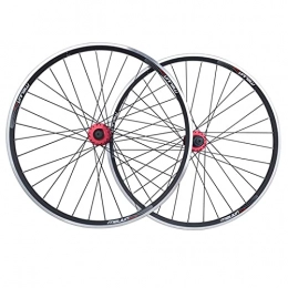 XCZZYC Pièces de rechanges XCZZYC Paire de Roues de vélo de Frein V 26 Pouces, Double paroi vélo VTT Jante Frein à Disque Roues Hybrides / Montagne pour 7 / 8 / 9 / 10 Vitesses