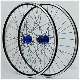 XCZZYC Pièces de rechanges XCZZYC Paire de Roues de vélo VTT 26 Pouces, Frein à Double paroi en Alliage d'aluminium Frein à Disque Roues Hybrides de vélo soutiennent 7 / 8 / 9 / 10 Vitesses