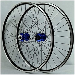 XCZZYC Roues VTT XCZZYC Paire de Roues de vélo VTT 26 Pouces, Jante de Frein à Disque en Alliage d'aluminium à Double paroi Hybride / Roue de Montagne v-Brake 11 Vitesses