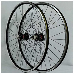 XCZZYC Pièces de rechanges XCZZYC Paire de Roues VTT 32H pour vélo Roue de vélo de Montagne 26 Pouces Roue de vélo de Montagne à Double Couche Jante en Alliage Disque / Frein sur Jante Moyeux de Cassette 7-11 Vitesses Roulem