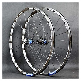 YAYY Roues VTT YAYY 26 27.5 Pouces VTT Roue Avant et arrière Frein à Disque VTT Roues à dégagement Rapide Double paroi 7 8 9 10 11 12 Vitesses 24 Trous, ré, 26 Pouces, Upgrade