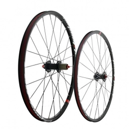 ZWB Ensembles De Roues De Vélo VTT 27.5"Alliage Mountain Disc Double Paroi, Moyeu en Carbone Ensembles De Roues De Frein À Disque De Vélo Support 8-10 Volant