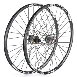 ZYHDDYJ Pièces de rechanges ZYHDDYJ Vélo Roues 26" 27, 5 Pouces 29er Paire Roues VTT Jeu Roues Vélo Montagne Alliage D'aluminium avec QR Frein À Disque Vanne Presta Convient À 8 9 10 11 Vitesses (Color : Colored, Size : 26 inch)