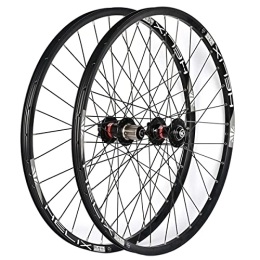 ZYHDDYJ Pièces de rechanges ZYHDDYJ Vélo Roues Paire Roues Vélo Montagne VTT 26" 27, 5 Pouces 29er Jante en Alliage D'aluminium 32H Frein À Disque Roues Avant Arrière À Dégagement Rapide Convient À La Cassette 8-11 Vitesses