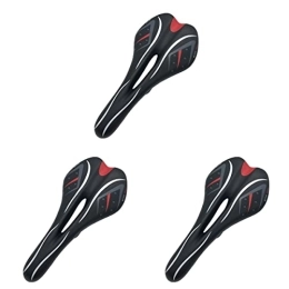 ABOOFAN Sièges VTT 3 Pièces Sièges De Vélo Siège De Vélo Selle De Vélo De Route Selle Vtt Selle Vélo Coussin Vélo Tapissé Trou Du Milieu