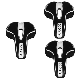 INOOMP Sièges VTT 3 Pièces VTT Trou Creux Selle Vélo Coussin VTT Selle Selle Absorbante Vélo Excersize Vélo Électrique Cruiser Vélos Électriques Selle De Vélo Siège De Vélo Gros Cul