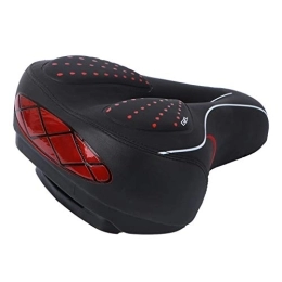 Abaodam Pièces de rechanges Abaodam Selle de vélo confortable en silicone avec bande réfléchissante - Accessoires de vélo universels pour vélos de route, vélos rotatifs, VTT