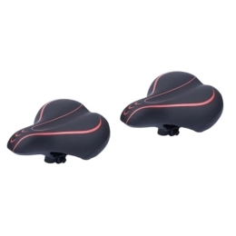 ABOOFAN Pièces de rechanges ABOOFAN 2 Pièces Tapis de Selle de Cheval Selle vélo Pompe à Pied de Voiture vélo de Montagne kit de pêche au Flotteur Selle de vélo Selle de VTT Confortable siège de Voiture Coussin