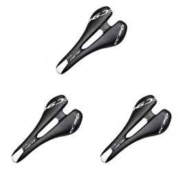 ABOOFAN Sièges VTT ABOOFAN Lot de 3 selles creuses légères et confortables pour VTT et vélo de route Noir