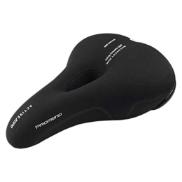 ABOOFAN Sièges VTT ABOOFAN Selle de vélo confortable pour vélo - Selle épaisse pour VTT - Selle creuse - Noire