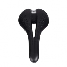 LULIJP Pièces de rechanges Accessoires de vélo VTT Vélo de Route Souple Seat Selle soulagement de la Douleur Épaissir PU Cuir Respirant Cycliste Racing Coussin Selle (Color : Noir, Size : Libre)