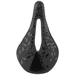 Alupre Sièges VTT Alupre Fibre de Carbone vélo Creux Siège Selle Respirante Remplacement vélo Accessoire Compatible avec Mountain Road vélos (143mm de Noir)