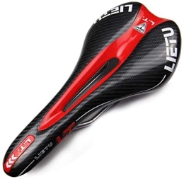 BIKERJRUI Sièges VTT BIKERJRUI Selle de vélo Creuse Selle de vélo de Montagne Coussin de siège de Cyclisme Confortable avec ergonomie Design Fit pour Vélo et VTT