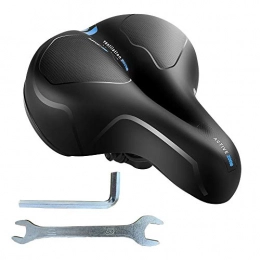 Binjce Pièces de rechanges BINJCE Selle de vélo, Absorption des Chocs de Coussin de Gel et imperméable Selle Velo Confort Ergonomique, Selle Vélo pour Vélos de Montagne / Vélos / VTT / Vélos Pliants