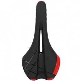 Blantye Pièces de rechanges Blantye Outdoor Route VTT Vélo Doux Creux Vélo Selle Coussin Coussin Siège(Noir Rouge)