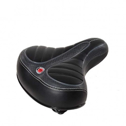 BWBIKE Pièces de rechanges BWbike 889-02 Selle de vélo avec coussin doux pour vélo de route, vélo de ville, vélo de montagne et vélo d'intérieur Noir