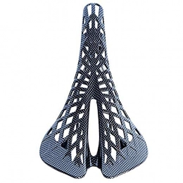 CAISHENY Sièges VTT CAISHENY Coussin de vélo BTM Coussin de Cyclisme Coussin de Selle en Fiber de Carbone Coussin de Forme de Toile d'araignée équipement de vélo Noir