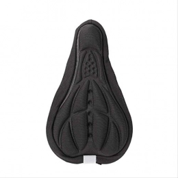 CAISHENY Sièges VTT CAISHENY Selle de vélo Confortable VTT Housse de Selle de vélo Coussin de siège de vélo Confortable 3D Coussin Doux Respirant Noir