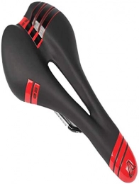 CAISHENY Sièges VTT CAISHENY Sige De Vlo Selle De Vlo Selle De Vlo Creuse Respirante pour Sige De Vlo De Montagne Et Selle De Vlo De Route pour La Plupart des Vlos Noir + Rouge