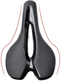 CAISHENY Sièges VTT CAISHENY Siège de vélo Le Plus Confortable Selle de vélo   Extra Large et rembourrée Siège Avant Coussin en matériau de Carbone Coussins en Cuir Super léger Respirant Vélo