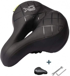 CAISHENY Pièces de rechanges CAISHENY Siège De Vélo Selle De Vélo Confortable Selle De Vélo Respirante Creuse Selle De Vélo Étanche-Vélo De Route Selle VTT-avec Couverture Étanche-Noir