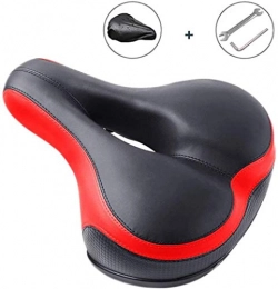 CAISHENY Sièges VTT CAISHENY Siège De Vélo Selle De Vélo Confortable Selle De Vélo Respirante Creuse Selle De Vélo Étanche-Vélo De Route Selle VTT-avec Housse Étanche-Noir-Re