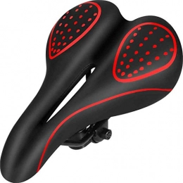 CAISHENY Sièges VTT CAISHENY Siège De Vélo Selle De Vélo Vélo De Ville Vélo De Course Selle VTT Mousse À Mémoire Gel Selle De Vélo Creux Siège De Vélo Ergonomique Selle Étanche Et Respirante pour Hommes Femmes Rouge